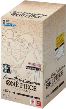航海王卡牌遊戲 特殊補充包 動畫25周年收藏 ONE PIECE CARD GAME EXTRA BOOSTER Anime 25th Collection JP [EB-02]
