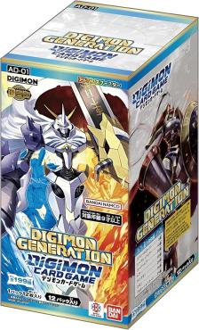 數碼寶貝 卡牌遊戲 進階補充包 DIGIMON GENERATION[AD-01]