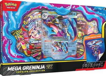 寶可夢卡牌遊戲-甲賀忍蛙ex高級禮盒 Pokemon TCG Mega Greninja ex Box Premium Collection