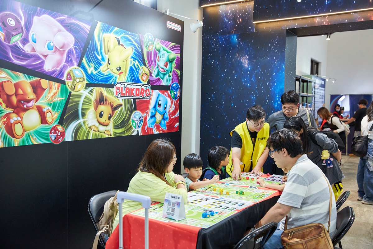 親子體驗寶可夢桌遊